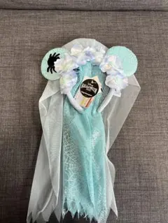 【タグ付き】ディズニー ハロウィン カチューシャ ミントグリーン