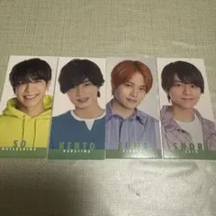 ジャニーズ フォトカードセット 4枚
