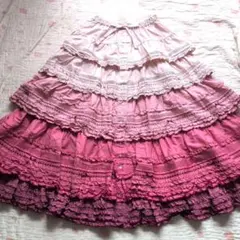 新品 ピンクハウス♥グラデーション段々スカートのサムネイル