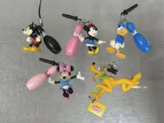 ディズニー ミッキー ミニー ドナルド プルート ストラップ 中古現状