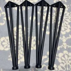 アイアンマットブラック脚4本セット