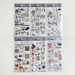 正規品 大人の図鑑シール 6種類セット 新品