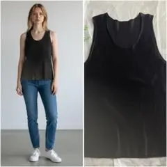 美品✨PLEATS PLEASE 近年 Vネック 3 L相当 チュニック 黒 - メルカリ