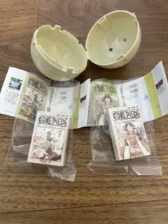 豆ガシャ本 ONE PIECE 1巻&2巻 セット