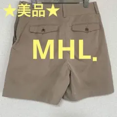 ★美品★MHLマーガレットハウエル　コットンショートパンツ　ベージュ　Mサイズのサムネイル