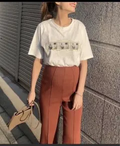 KOBE LETTUCE のびのびストレッチセンターラインマタニティパンツ