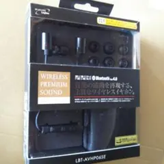 高音質 ステレオヘッドホン ヘッドフォン LBT-AVHP06SEBK 美品
