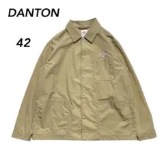 DANTON ダントン ナイロンタフタ コーチジャケット ベージュ　42のサムネイル