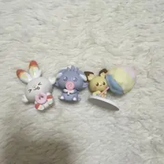 ポケモン ポケピース スイーツショップマスコット ニャスパー ピチュー ヒバニー