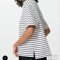 UNIQLO エアリズムコットンT ボーダー Mサイズ