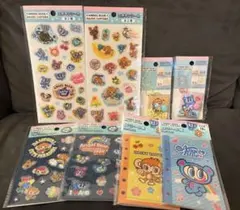 エンジェルブルー　シール帳　デニムファブリックステッカー　エポキシシール