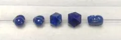 ★未使用品★ラピスラズリ　ブレスレット　パーツ 天然石 5個セット
