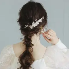 Dress Line】大粒艶ホワイト∂淡水パールトリプル∂イヤリングorピアス 