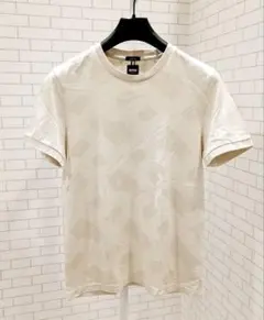 高級 BOSS TAILORED ジャガードモノグラムコットンシルクTシャツのサムネイル