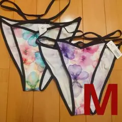 ショーツ　花柄　Mサイズ