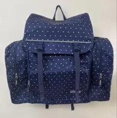 Coleman ネイビー ドット バックパック