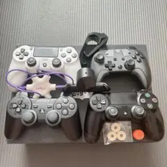 ★メルカリ市割引★❪ジャンク品❫ PS4 コントローラー 周辺機器セット