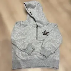 グレー フード付きトレーナー 95