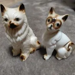 猫の陶器　フィギュアセット