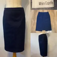 Whim Gazette ウィムガゼット　ストレッチデニム　ペンシルスカートMのサムネイル