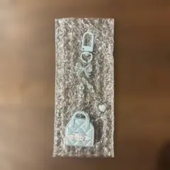 ハローキティ シークレットキーホルダー バッグ 水色