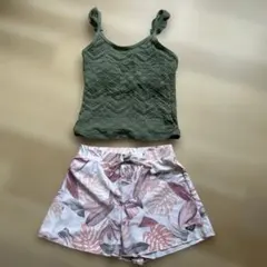 ROXY ジュニア水着　上下セット カップ付き 130