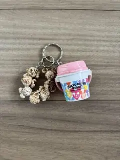 ディズニー　ポップコーン　キーホルダー