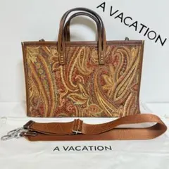 A VACATION BREAD M PAISLEY 2WAY BAG