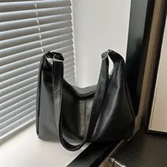 春祭限定 黒の合成皮革ショルダーバッグ 週末限定価格
