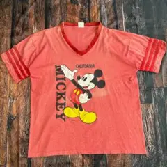 80s-90s ディズニー ミッキー　キャラクターT アニメT ヴィンテージ