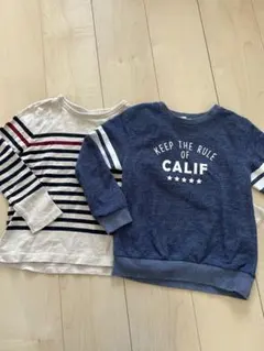 UNIQLO キッズロンT&トレーナー 2枚set⭐︎120cm