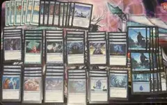 MTG 青単デッキ　パウパー　合計75枚　同一スリーブつき MTG 青単デッキ パウパー 合計75枚 同一スリーブつき - メルカリ
