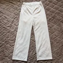 【未使用美品】JEANASIS ホワイト カジュアルパンツ サイズF