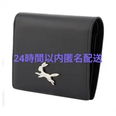 ポケモン　ブラッキー　本革二つ折り財布