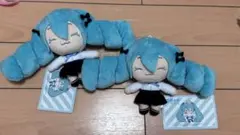 初音ミク×シナモロール ミニぬいぐるみ Vol.3 2点セット