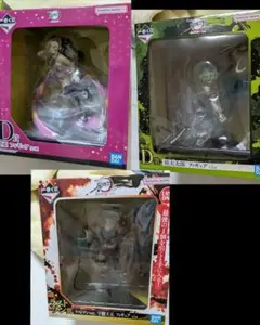 鬼滅の刃　フィギュアくじまとめ売　妓夫太郎　宇随天元　堕姫３セット未使用未開封