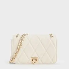 CHARLES & KEITH Arwen アルウェンキルトショルダーバッグ