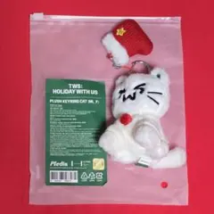 TWS♥️HOLIDAY WITH US PLUSH KEYRING CAT