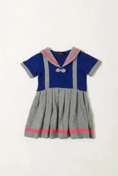 【60%OFF】新品ベビー服子供服90 セーラー服少女風ワンピース UNICAのサムネイル