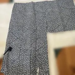 【宮古上布】本麻 盛夏の着物 絣 唐草文様 濃紺地 単衣 ヴィンテージ品 宮古上布】本麻 盛夏の着物 絣 唐草文様 濃紺地 単衣 ヴィンテージ品