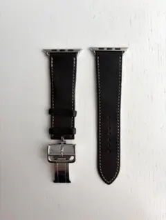 エルメス アップルウォッチ レザーディプロイアントバックル ULTRA/46mm