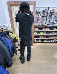 NO ID. 牛革 レザーパンツ バイカー archive NO ID. 牛革 レザーパンツ バイカー archive - メルカリ