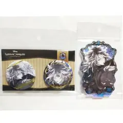 ツイステ イデア スケアリードレス オーロラアクリルスタンド 箔押し缶バッジ