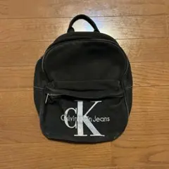 90s Calvin Klein Jeans ダック素材 ミニリュック ブラックのサムネイル
