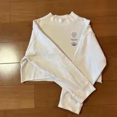 長袖トップス　ショート丈