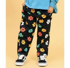 BREEZE シェフパンツ 10分丈 （花柄）