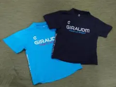美品　GIRAUDM スポーツ用シャツ 130サイズ 2枚セットのサムネイル