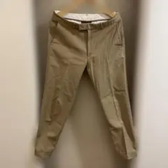 ベージュ アンクル丈 チノパン