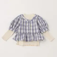 プティマインpetit mainパフチュニックインナーセット 長袖 110