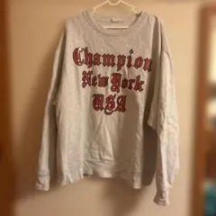 Champion チャンピオン スウェット グレー L